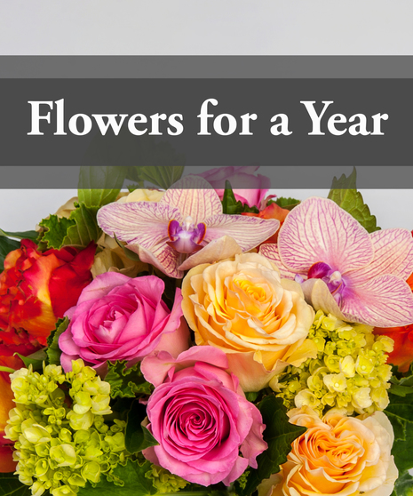 Send Fresh Flowers For A Year!