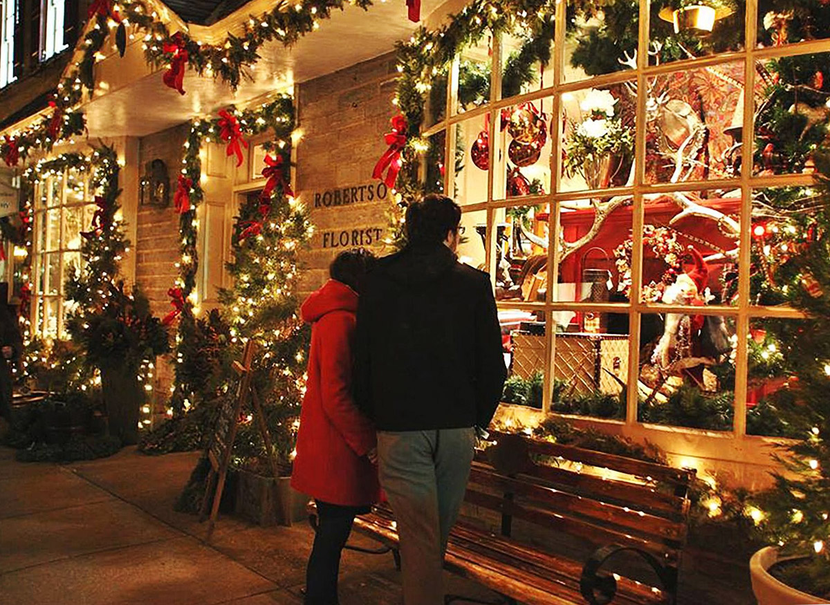 Seasonal decorations and gifts on display in our downtown Philadelphia location